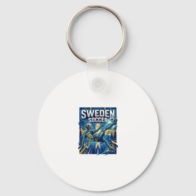 Porte-clés Style d'affiche de Nations de buteur de squelette  (Recto)
