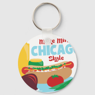 Porte-clés Style de Chicago