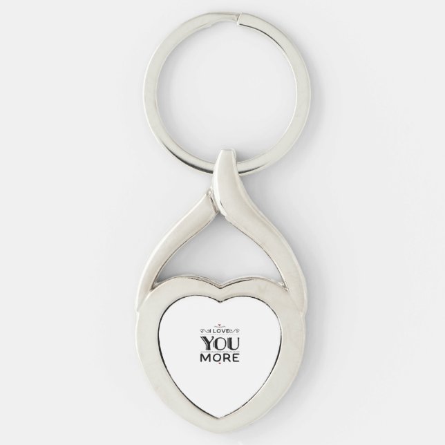 Porte-clés Style de conception artistique « amour pour toi »  (Devant)