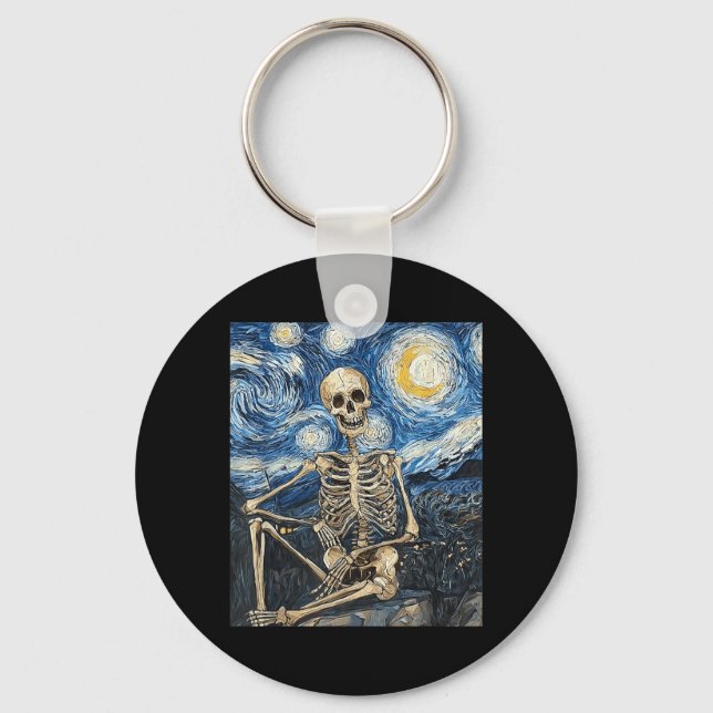 Porte-clés Style de costume d'Halloween squelette (Recto)