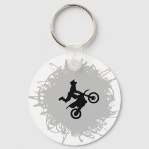 Porte-clés Style de griffonnage de motocross