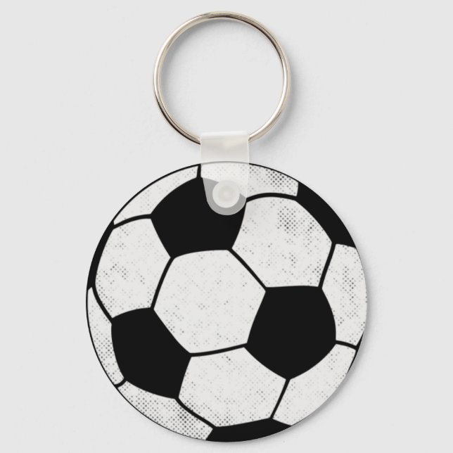 Porte-clés Style Graphique Esthétique de Terrain de Football  (Recto)