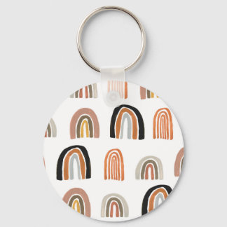 Porte-clés Style simple Pastel Rainbow pour enfants