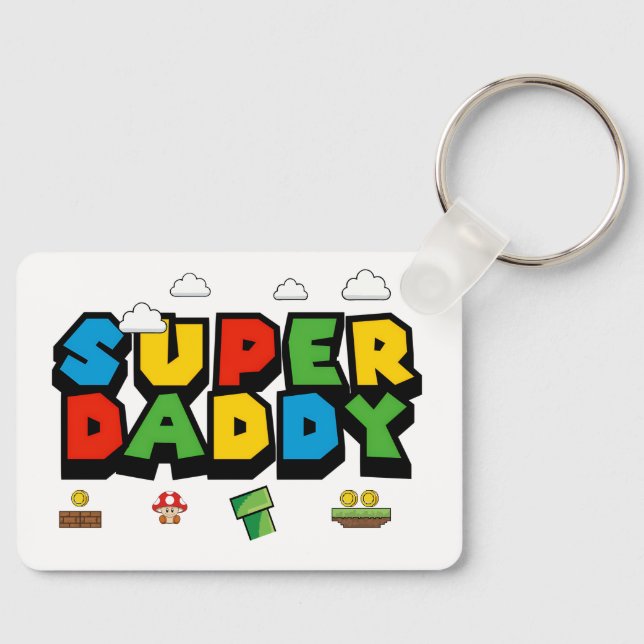 PORTE-CLÉS STYLE SUPER DADDY MARIO (Recto)