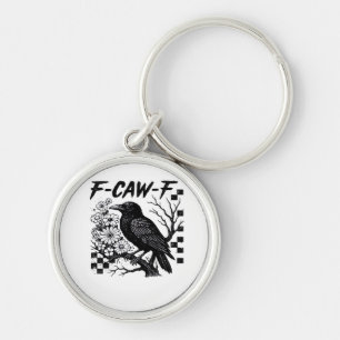Porte-clés Style tendance drôle essentiel F Caw F