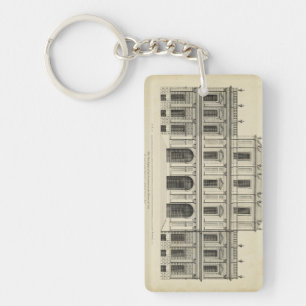 Porte-clés Style théâtral Façade par Colen Campbell