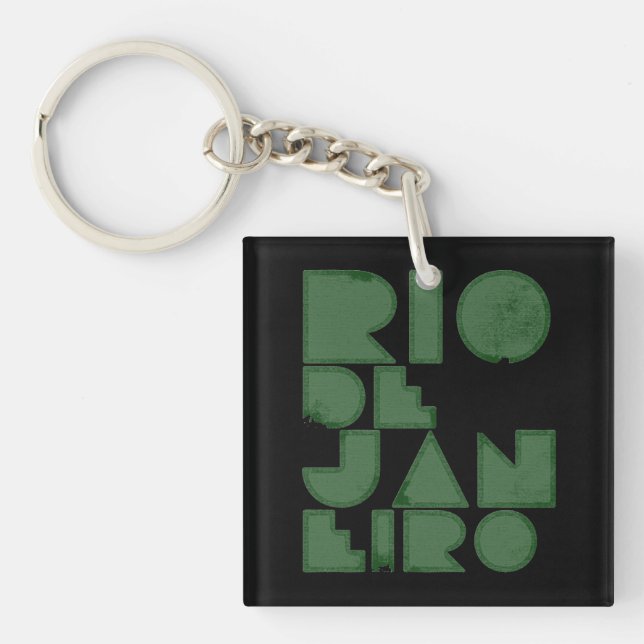 Porte-clés Style typographique (Devant)