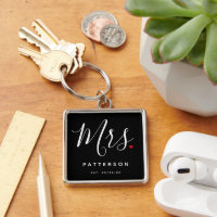 Stylish Mme Custom Nom et Mariage de date