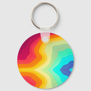 Porte-clés Styliste coloré fissuré moderne