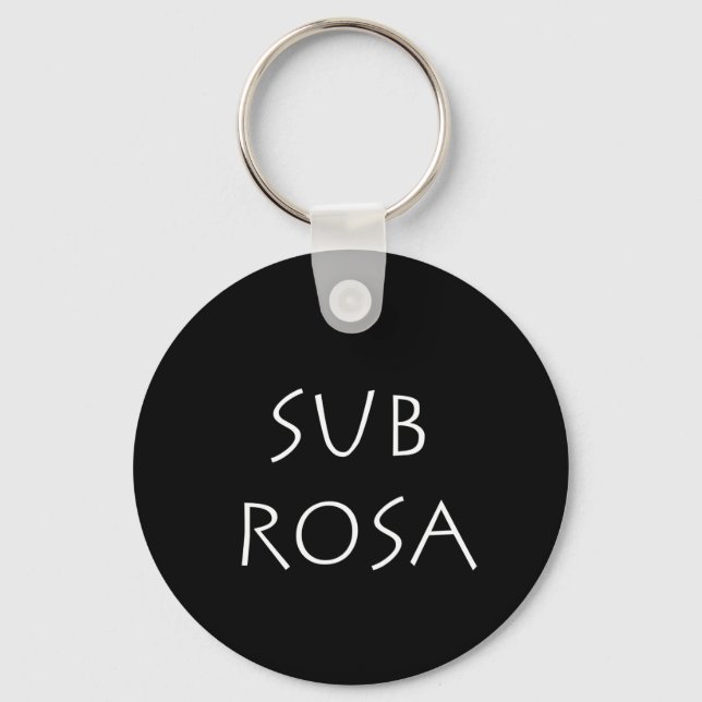 Porte-clés Sub Rosa (Recto)