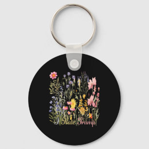 Porte-clés Subtil Je déteste Trump Fleurs sauvages Chasseur d