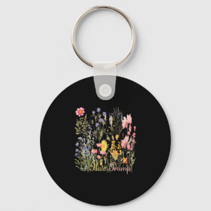 Porte-clés Subtil Je déteste Trump Fleurs sauvages Chasseur d