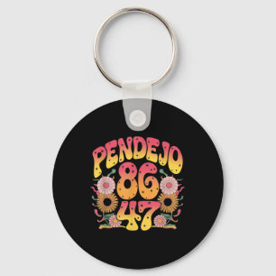 Porte-clés Subtle Super Retro Pendejo Floral Anti-trump 8647