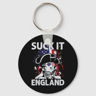 Porte-clés Suck It England Funny 4 juillet Memorial Day