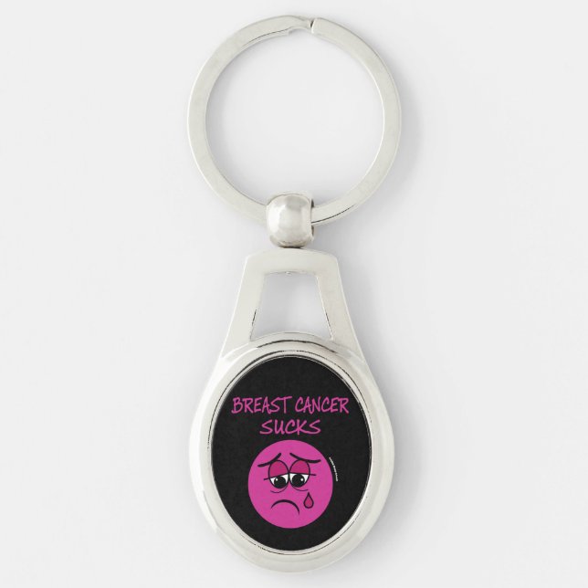 Porte-clés SUCKS...Cancer du sein (Devant)