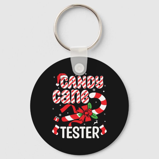 Porte-clés Sucre de canne Tester Crew - Funky Noël Holiday M (Recto)