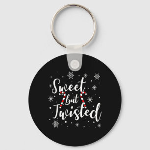 Porte-clés Sucré Mais Drôle Noël Canne à Sucre de Noël