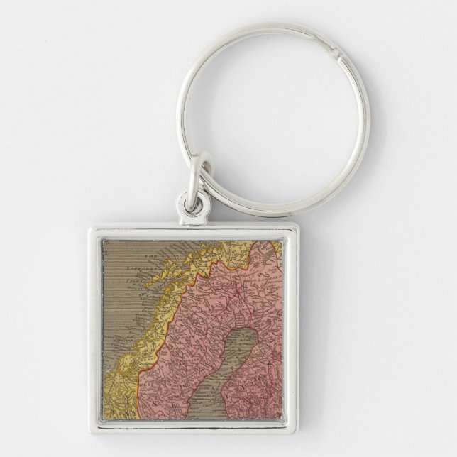 Porte-clés Suède, Danemark, Norvège (Devant)