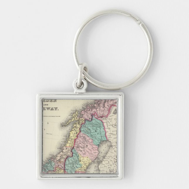 Porte-clés Suède Et Norvège (Devant)