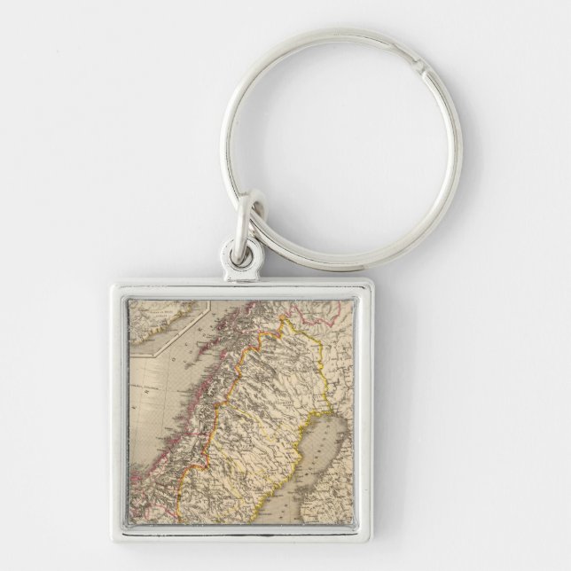 Porte-clés Suède et Norvège 5 (Devant)