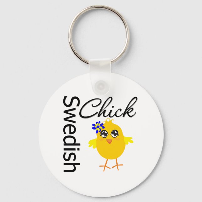 Porte-clés Suédois Chick (Recto)