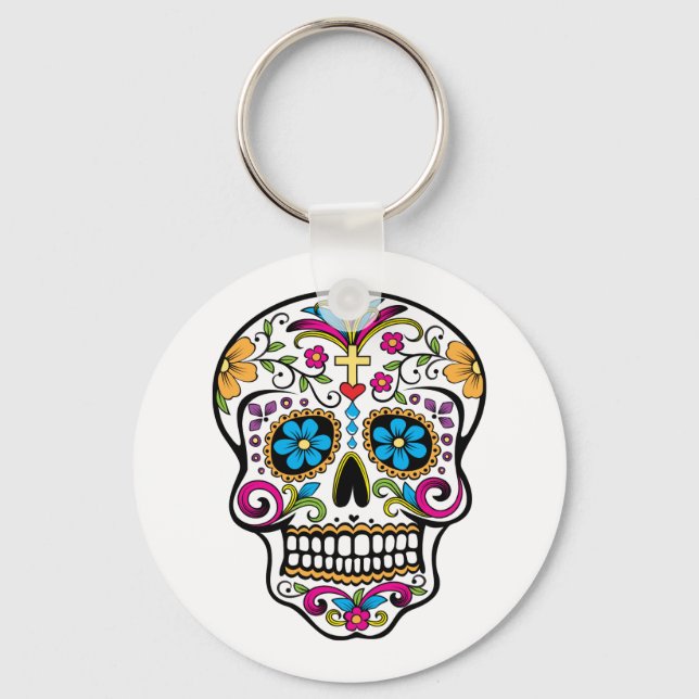Porte-clés Sugar Skull (Recto)
