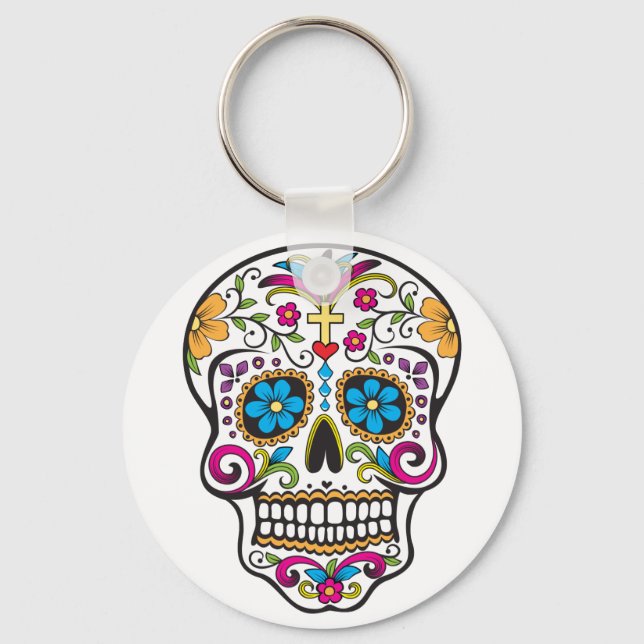 Porte-clés Sugar Skull (Recto)