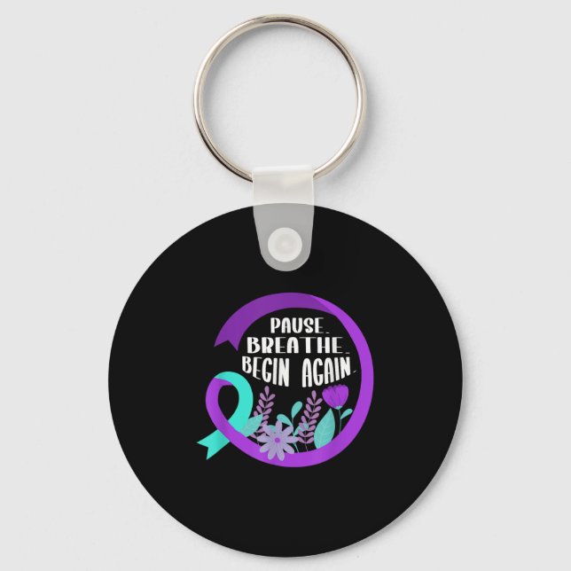 Porte-clés Suicide Awareness Suicide Prevention Suprt Survivo (Recto)