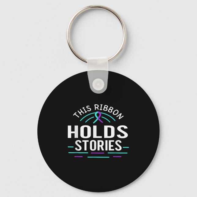 Porte-clés Suicide Awareness Suicide Prevention Suprt Survivo (Recto)