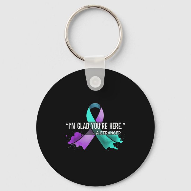 Porte-clés Suicide Awareness Suicide Prevention Suprt Survivo (Recto)