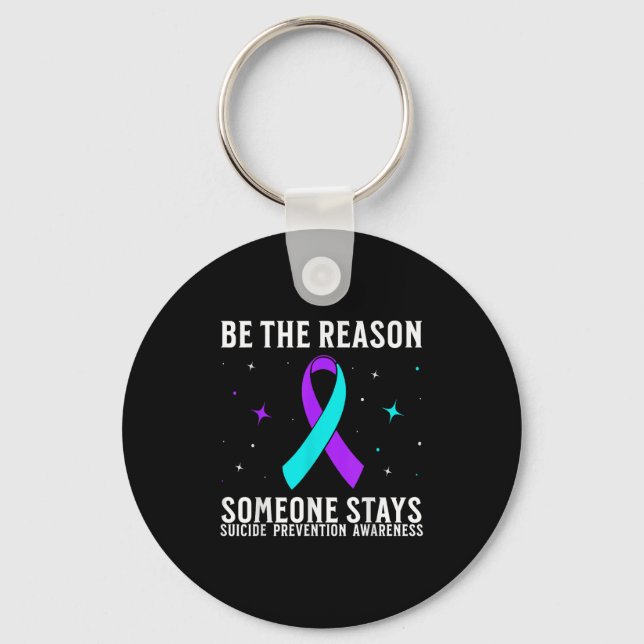 Porte-clés Suicide Awareness Suprt Suicide Prevention Awarene (Recto)