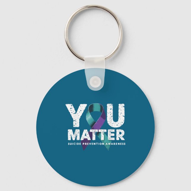 Porte-clés Suicides Prevention Shirts Suicide Awareness  (Recto)