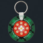 Porte-clés Suisse Svizzera Svizra<br><div class="desc">Vous trouverez ce chanteur-clé dans les quatre langues nationales et,  bien sûr,  en anglais.</div>