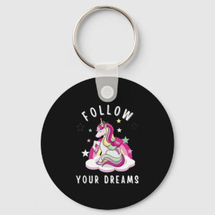 Porte-clés Suivez vos rêves Mon Unicorn Anniversaire