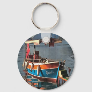Porte-clés Sultan Taxi Bateau Marmaris Art Nautique