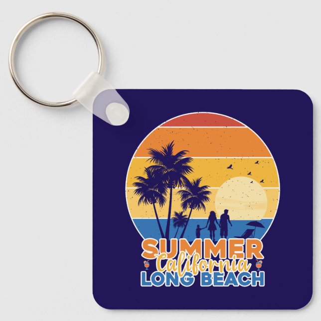 Porte-clés Summer California Long Beach-66594 (Recto)