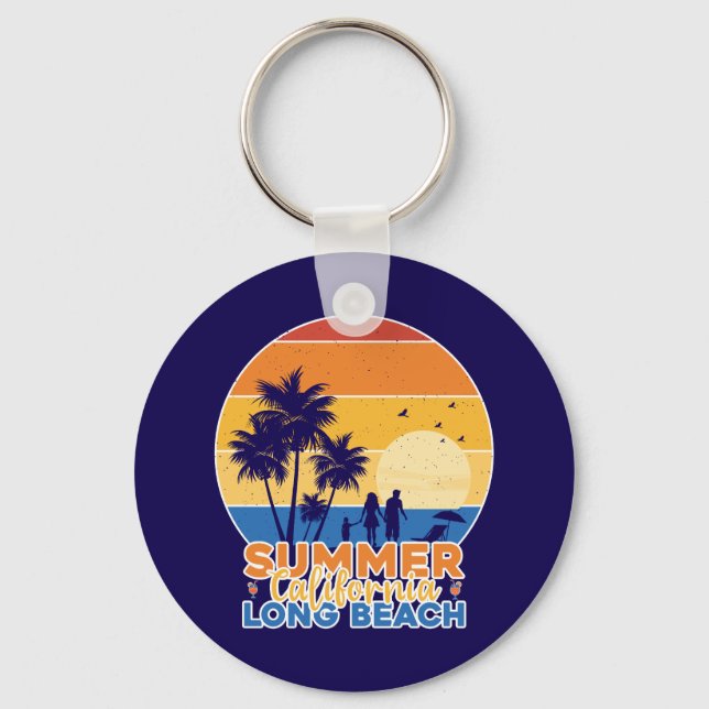 Porte-clés Summer California Long Beach-66594 (Recto)