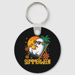 Porte-clés Summerween Drôle Fantôme Halloween Summer Beach Vi
