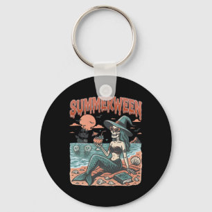 Porte-clés Summerween Mermaid Skeleton Beach Flamant rose Hal