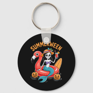 Porte-clés Summerween Mermaid Skeleton Beach Flamant rose Hal