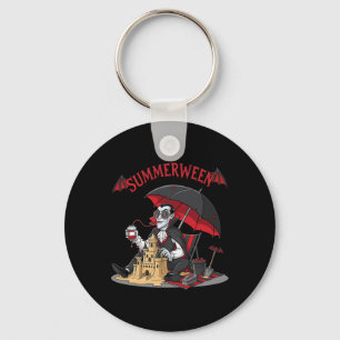 Porte-clés Summerween Plage Vampire Dracula Sandcastle Gothiq