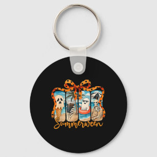 Porte-clés Summerween Skeleton Ghost Beach Party Halloween Vi