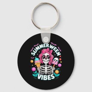Porte-clés Summerween Vibes Skeleton Vacances Éffrayantes Hal