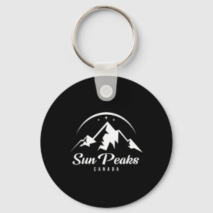 Porte-clés Sun Peaks Canada Station de ski Ski Snowboard