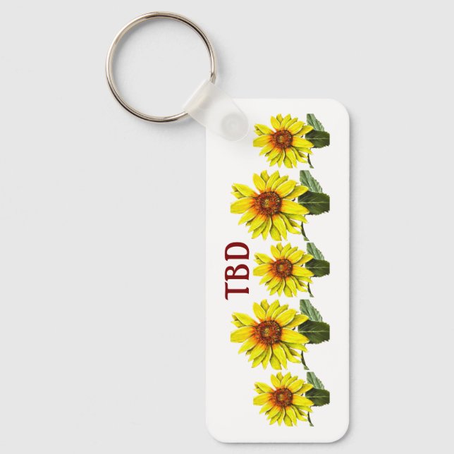Porte-clés Sunflower Keychain (Recto)