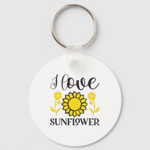 Porte-clés Sunflower Lover I Love Sunflower