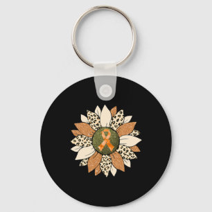 Porte-clés Sunflower Orange Crps Sensibilisation Femmes Guerr