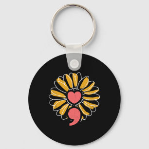 Porte-clés Sunflower Santé mentale Force Espoir Solidarité
