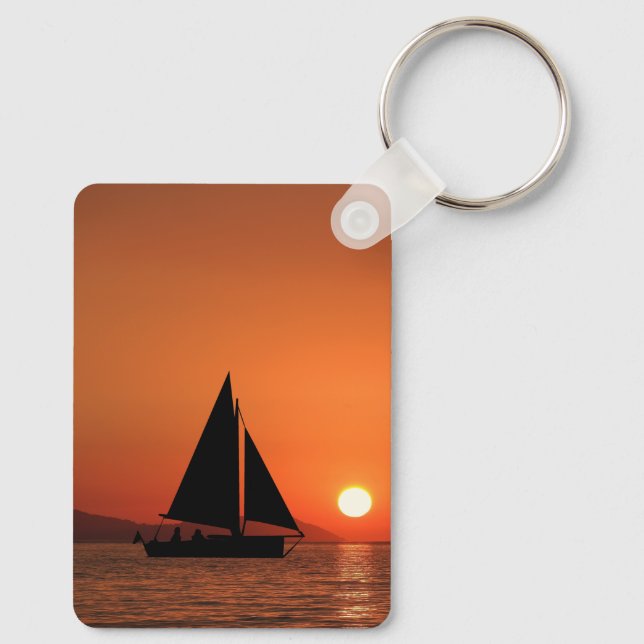 Porte-clés Sunset bateau (Verso)