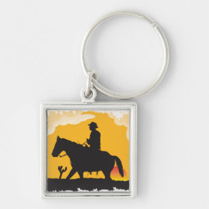 Porte-clés Sunset Cowboy